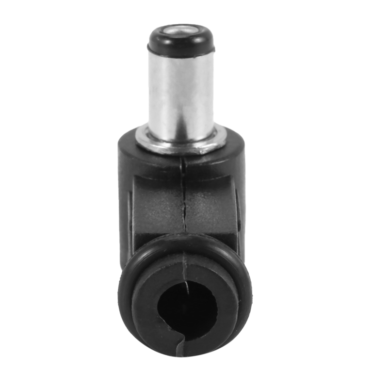 2-Pack 2.5mm X 5.5mm Right Angle DC Power Plug, Male Jack Connector, Solder Type
