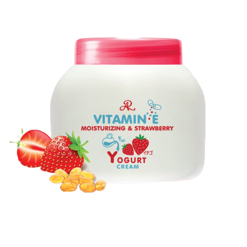 AR Vitamin E Moisturizing Strawberry and Yogurt Cream 200 grams Fight
