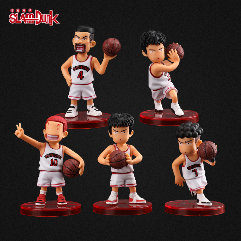 GET THIS !! SlamDunk Sakuragi Slam Dunk 5Pcs/Set Mini Action Figure OR ...