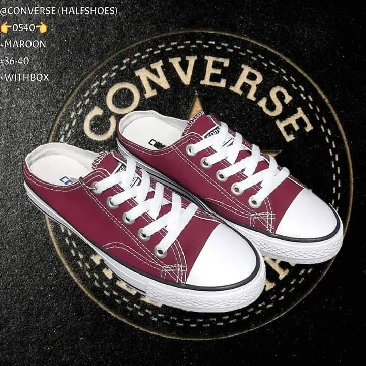 converse half shoes