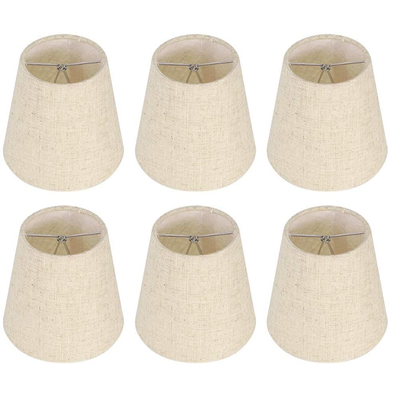 barrel drum clip on chandelier lamp shade