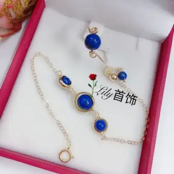 lapis lazuli and gold jewelry