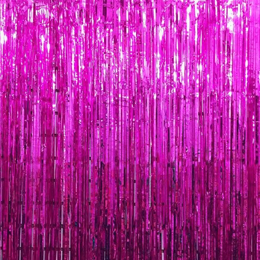 Fuschia Pink Foil Curtain Lazada PH