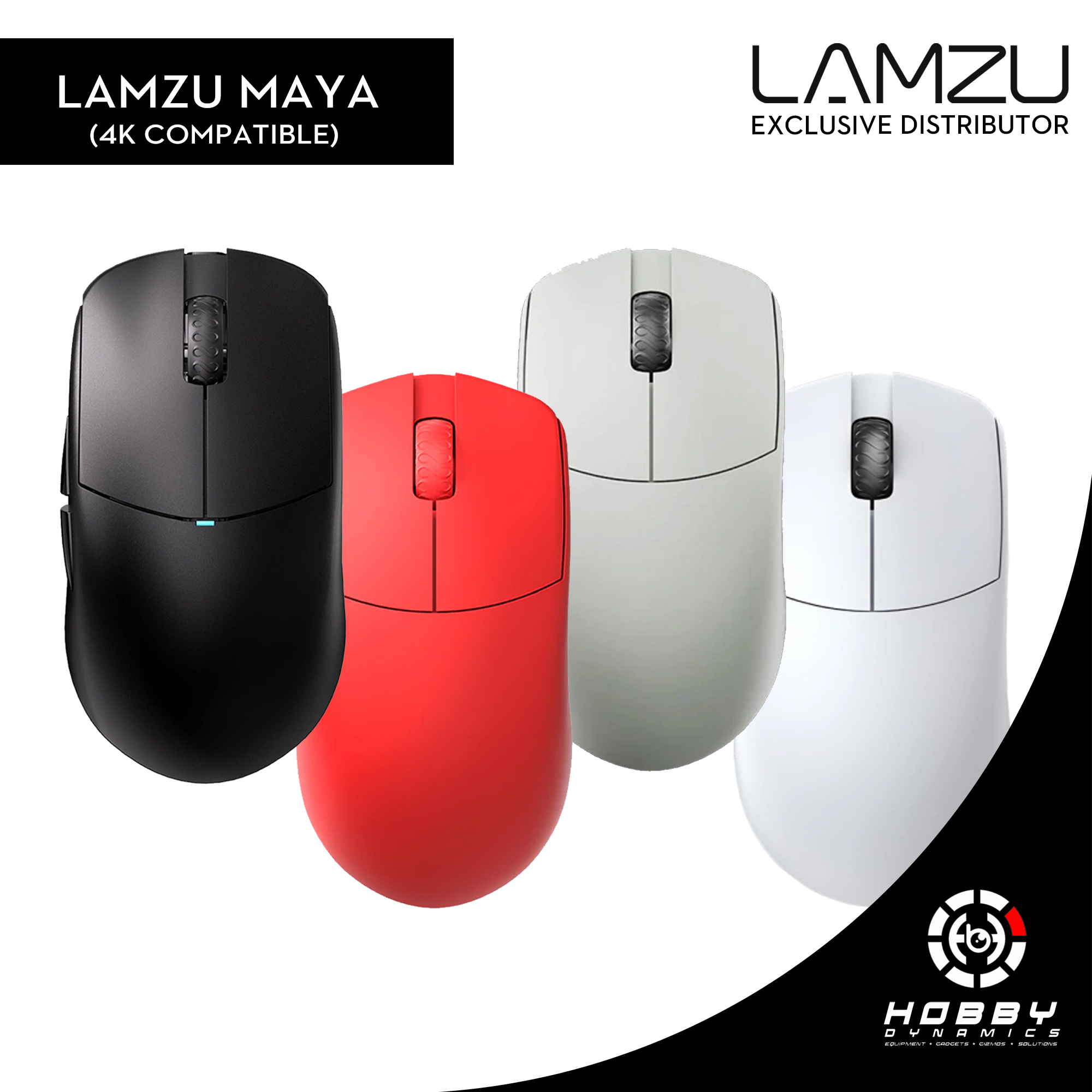 LAMZU Maya Cloud Grey 本体 + 4kドングル 【公式通販】 LAMZU Maya