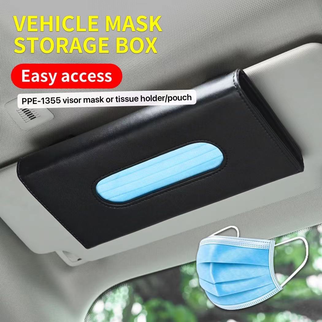 Car Tissue Holder, Car Visor Tissue Holder, Perfect Solid Color Auto  Tissue Box, Tissue case Holder for car (Black) : Automotive