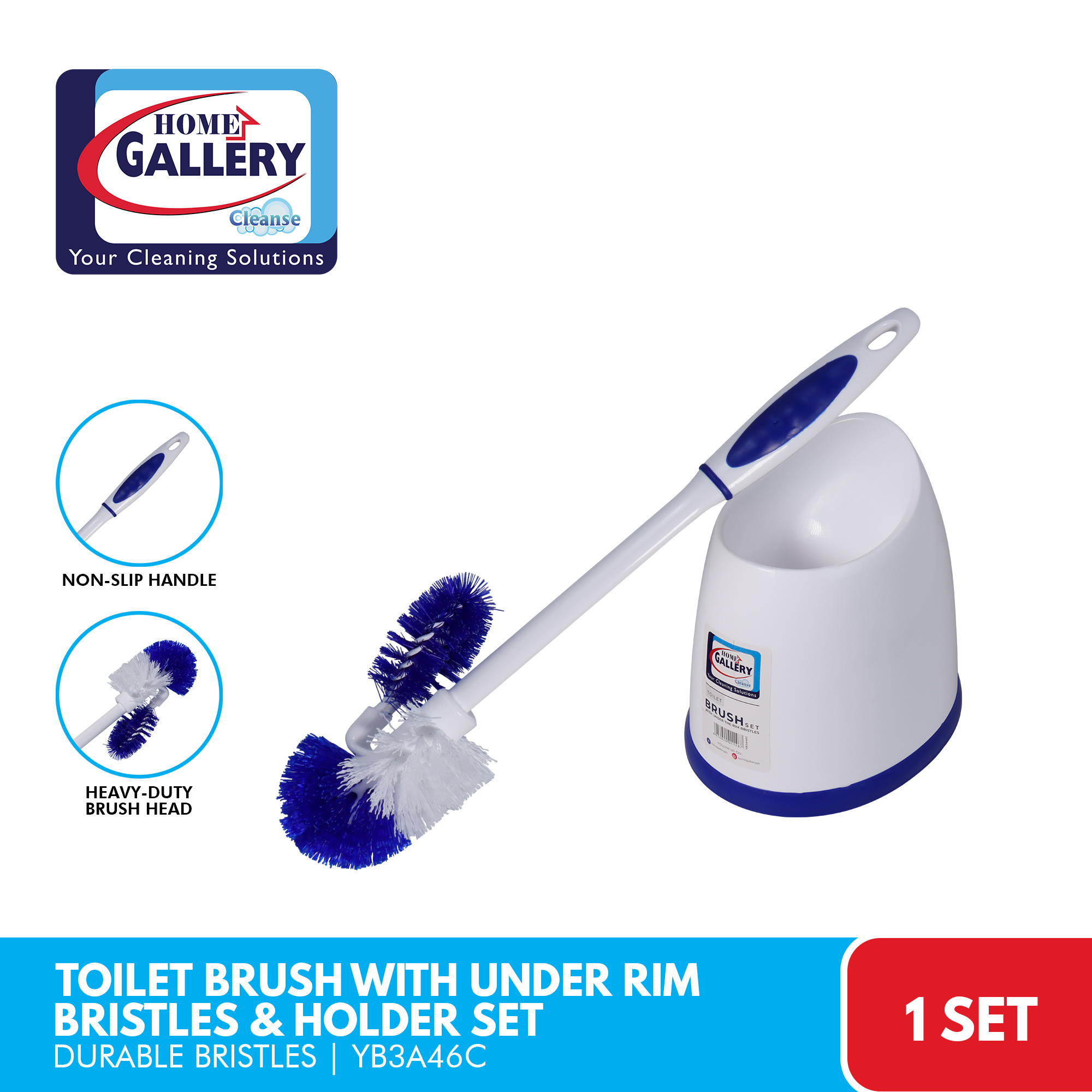 Mr Clean Bowl Brush, with Under Rim Scrubber
