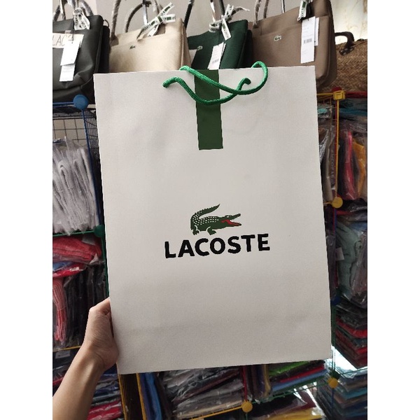 NEW LA COSTE PAPER BAG! Lazada PH