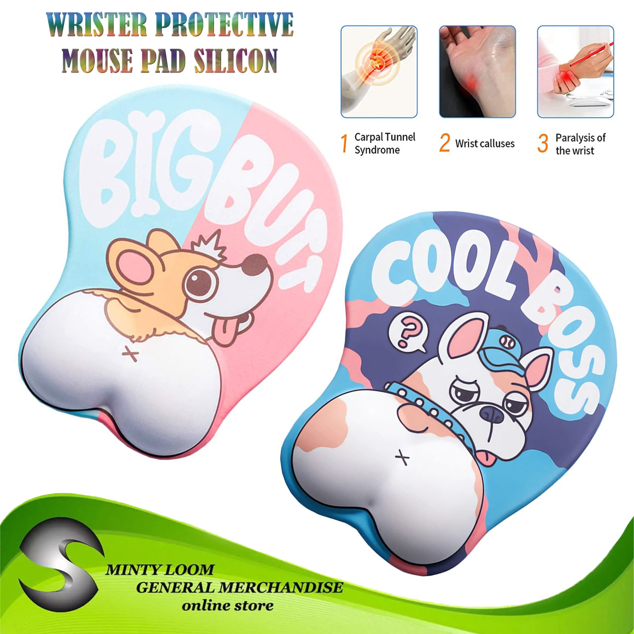 3d Mouse Pad Silicone Gel Wrist Rest | Anime Mouse Pads Wrist Support - 3d  Anime - Aliexpress