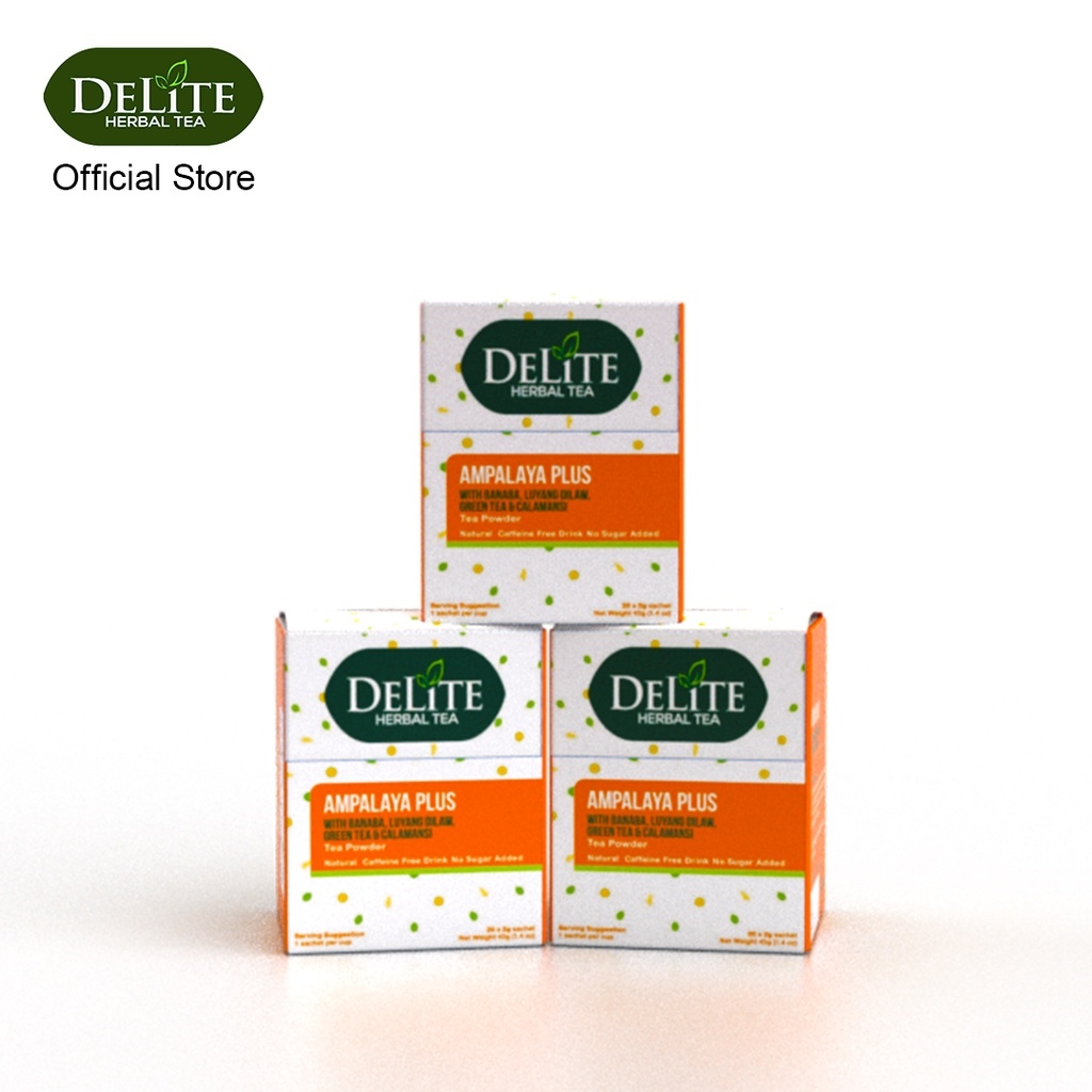DeLite Herbal Tea Ampalaya Plus Box of 3 Lazada PH