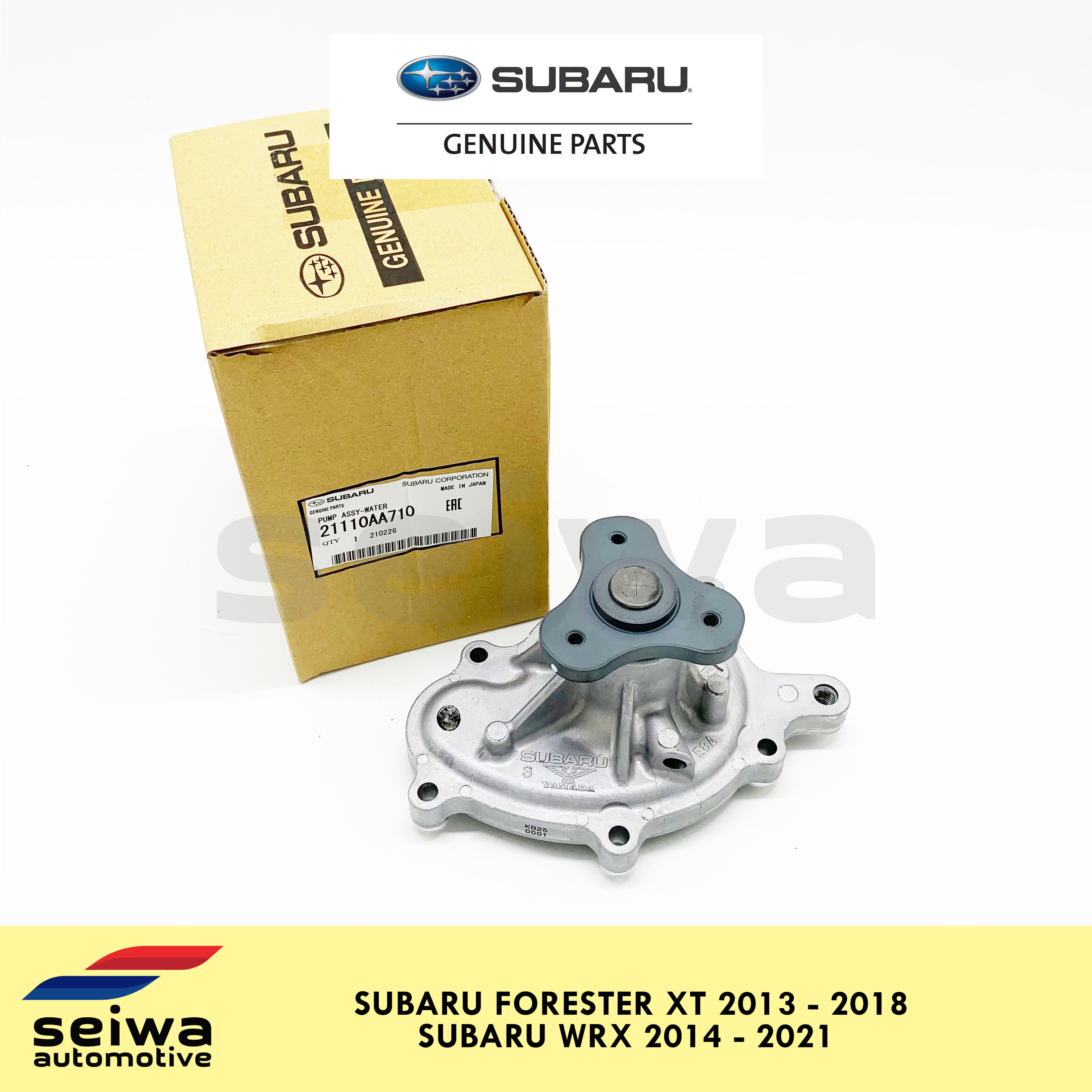 [2013 2018 XT] Subaru Forester Water Pump [2014 2021] Subaru WRX
