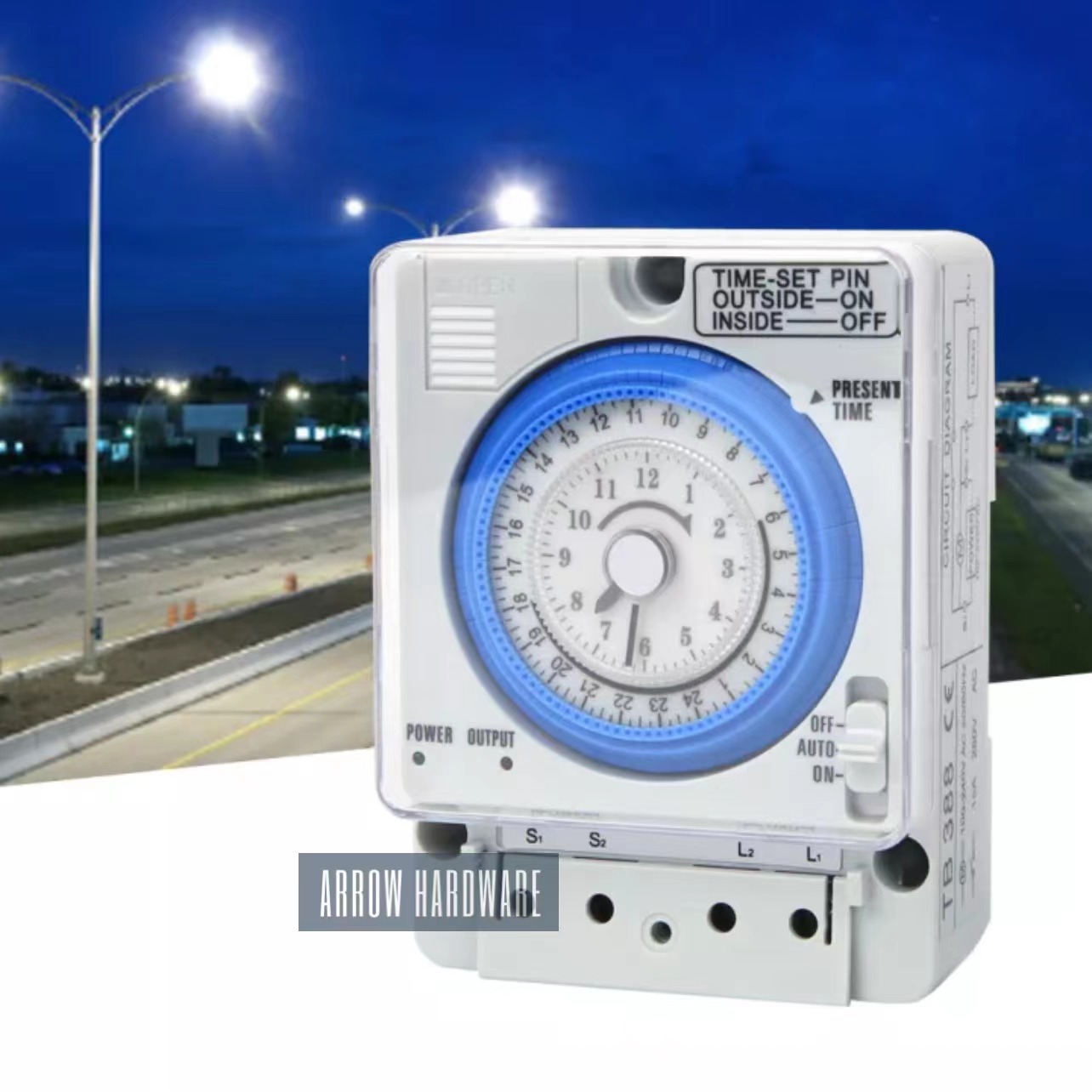 Jaguar 【COD】Switch Timer TB388 AC220V 10A Switch Timer 5W Electric