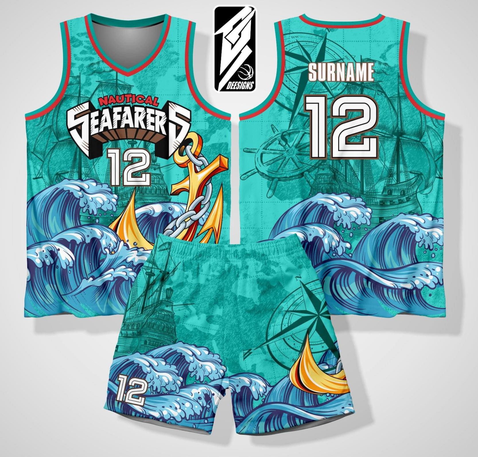 MARINERS 01 BASKETBALL JERSEY FULL SUBLIMATION HIGH QUALITY