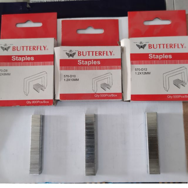Butterfly Gun Tacker Staple Wire 8mm , 10mm or 12mm Lazada PH