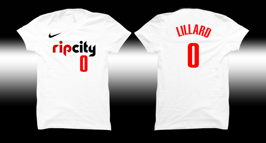 damian lillard rip city shirt