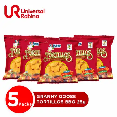 Granny Goose Tortillos Bbq 25G - Pack Of 5