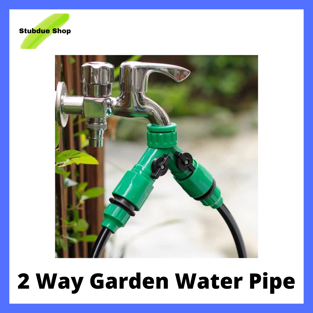 2 Way Garden Water Pipe Connectors Garden Hose Splitter Y Shape Lazada PH