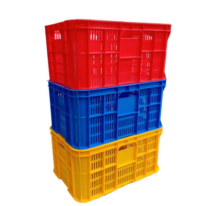 COD Crates Plastic Large Heavy Duty Durable Stackable Crates Plastic ...