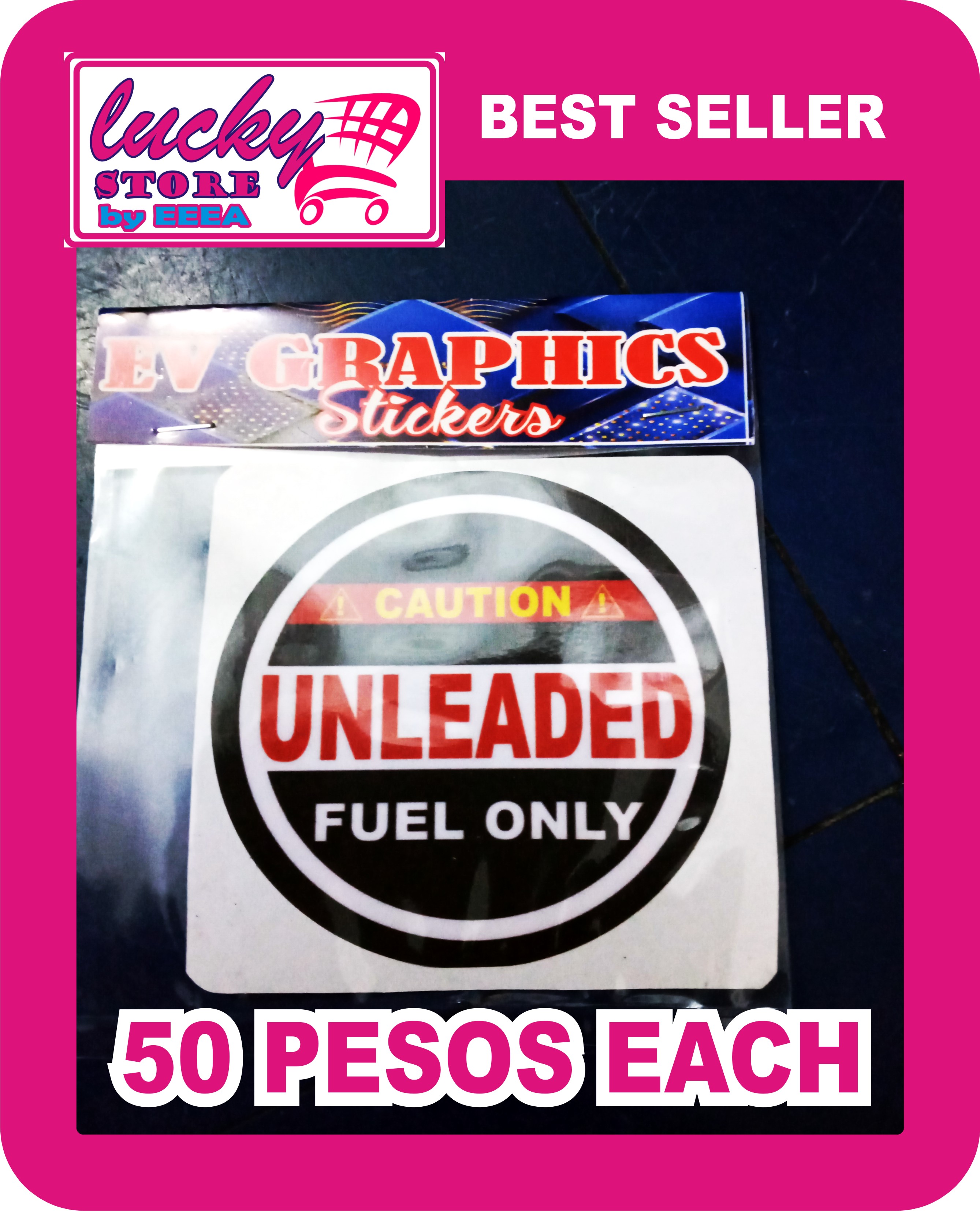 New) 911 'Unleaded Fuel Only' Decal In Black Lettering - 1978-89 - Foto 5