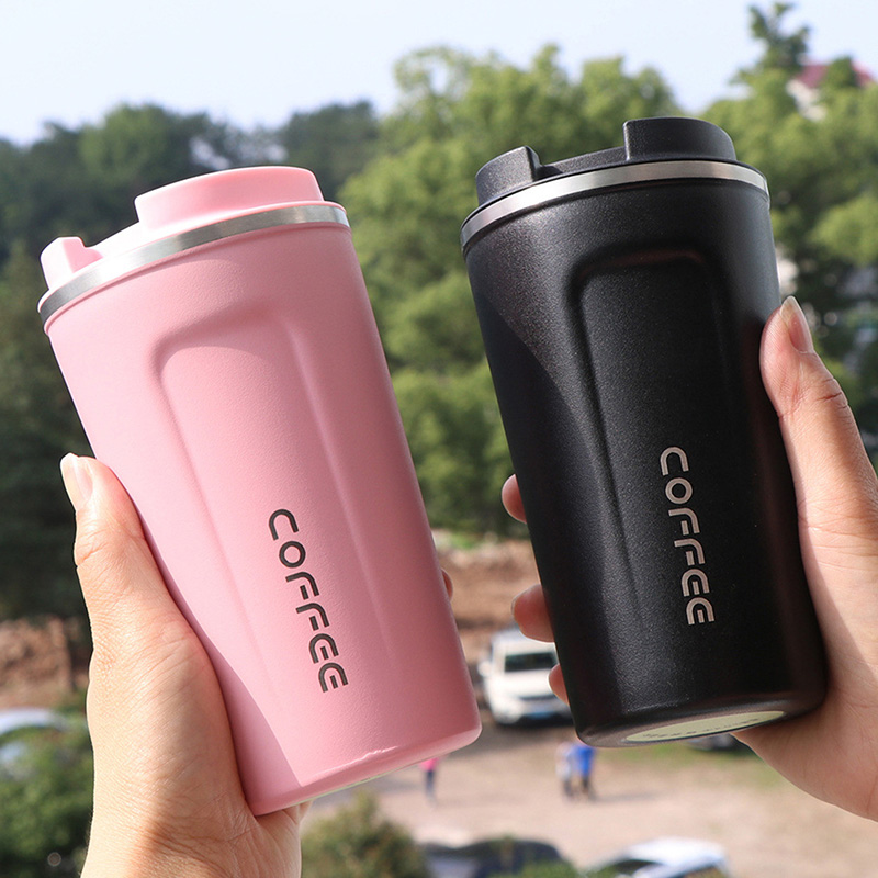 380/510ML Thermo Cup For Gifts Thermos Flask Termo Cafe Double Stainless  Steel Thermos Water Bottle Coffee Mug Thickened Travel