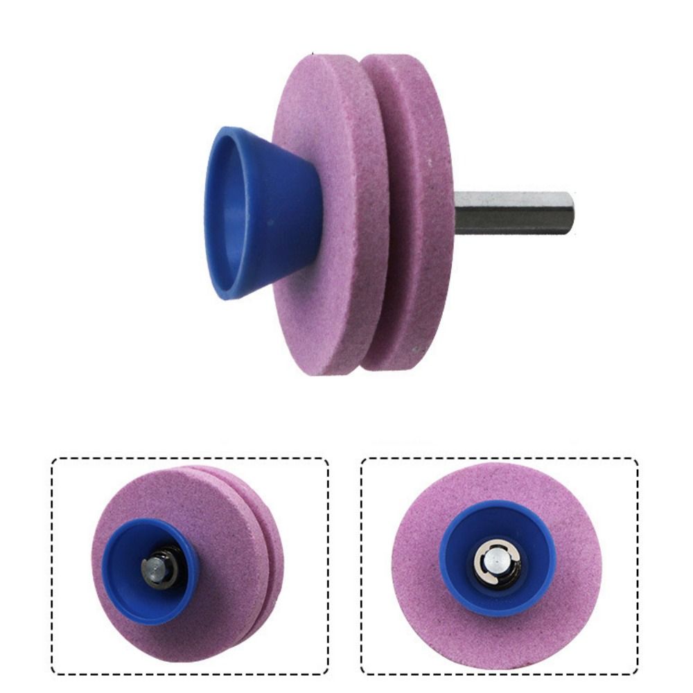 LANZINI Whetstone Sander Drill Sharpening Drill Grinding Stone Grinding Garden Grinding Tool Lawn Mower Sharpener Grinding Cuts Sharpener Sharpener Stone