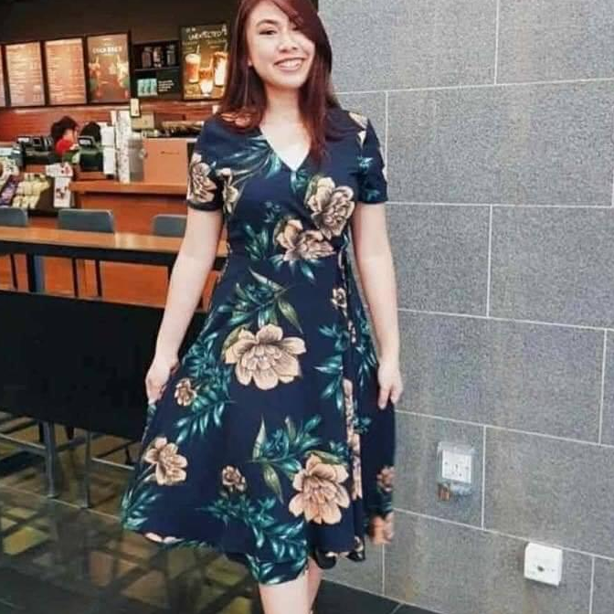 lazada wrap dress