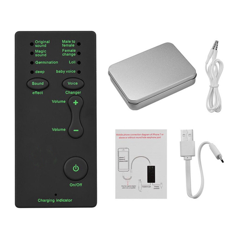 Voice Changer 7 Different Sound Changes Device for Computer Laptop