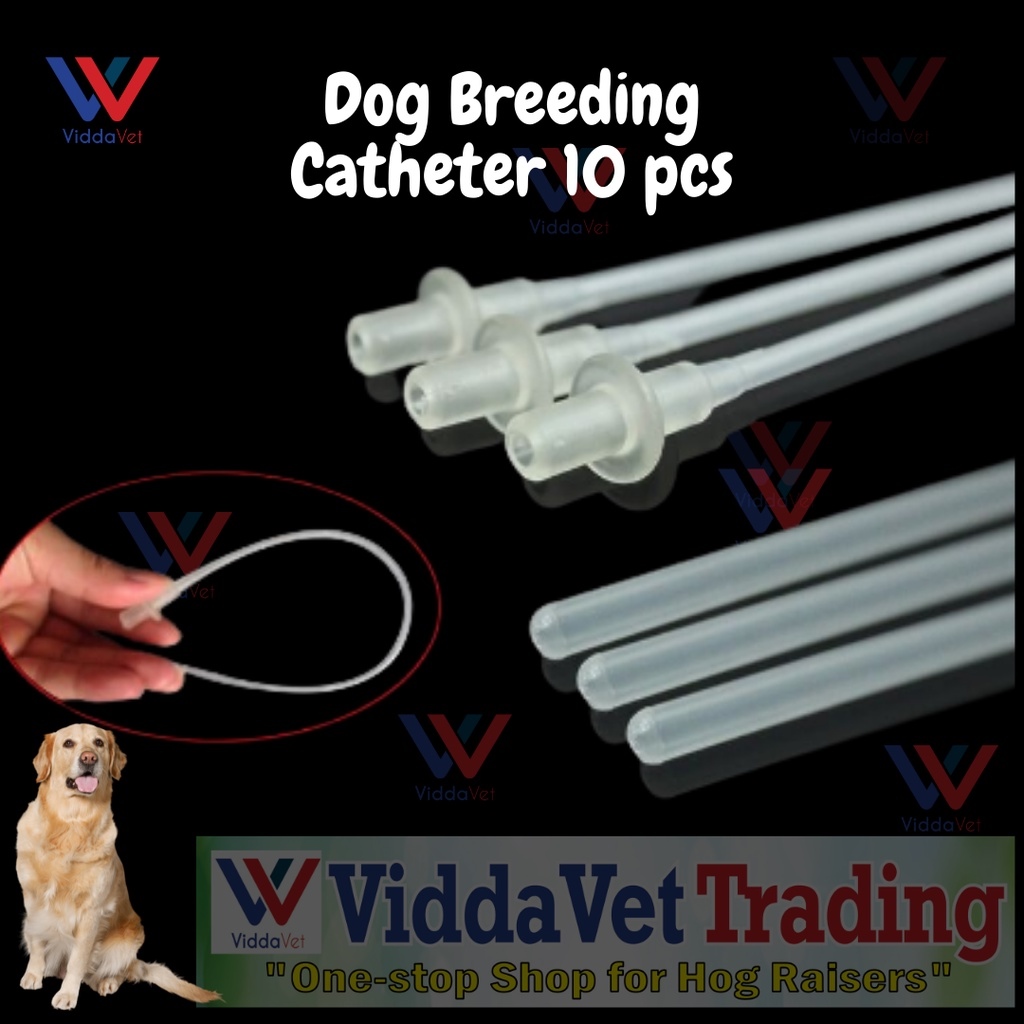 10 pcs Dog Breeding A.I. Catheter Disposable Flexible Artificial