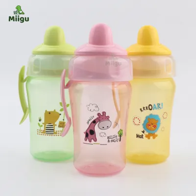 Miigu Baby High Quality 300ML Baby Training Cup and Bottle 2 in 1 Multi Use Baby Feeding Bottle Good For Training Toddlers 47907