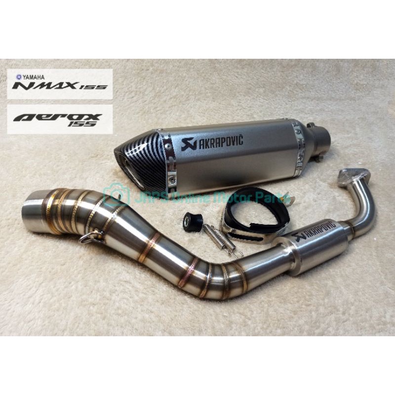 Nagpapadala kaagad Akrapovic SC Project Full System Exhaust Pipes for NMAX V2 V2.1 20202021