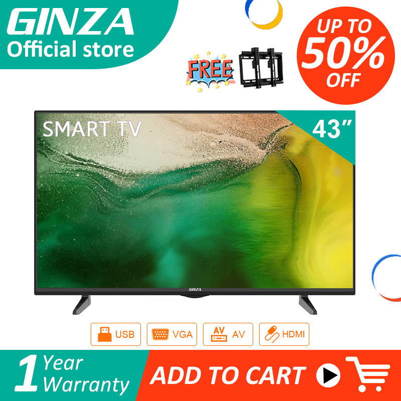 GINZA 32 INCH 40 INCH 43 INCH SMART TV LED TV Flat Screen Smart TV Sale