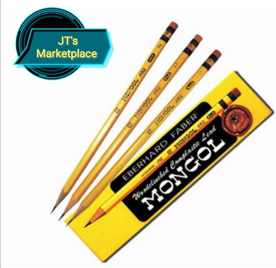 Mongol Pencil (12 pcs) 1, 2, 3, XL Lazada PH