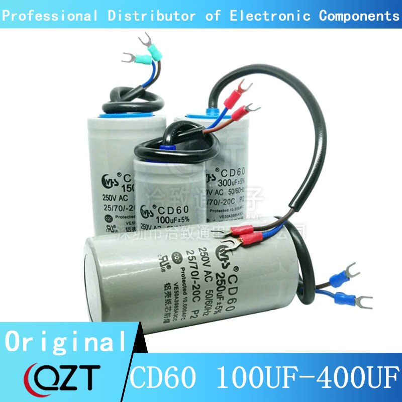 CD60 Starting Capacitor 250V 100UF/150UF/200UF/250UF/300UF/350UF/400UF ...