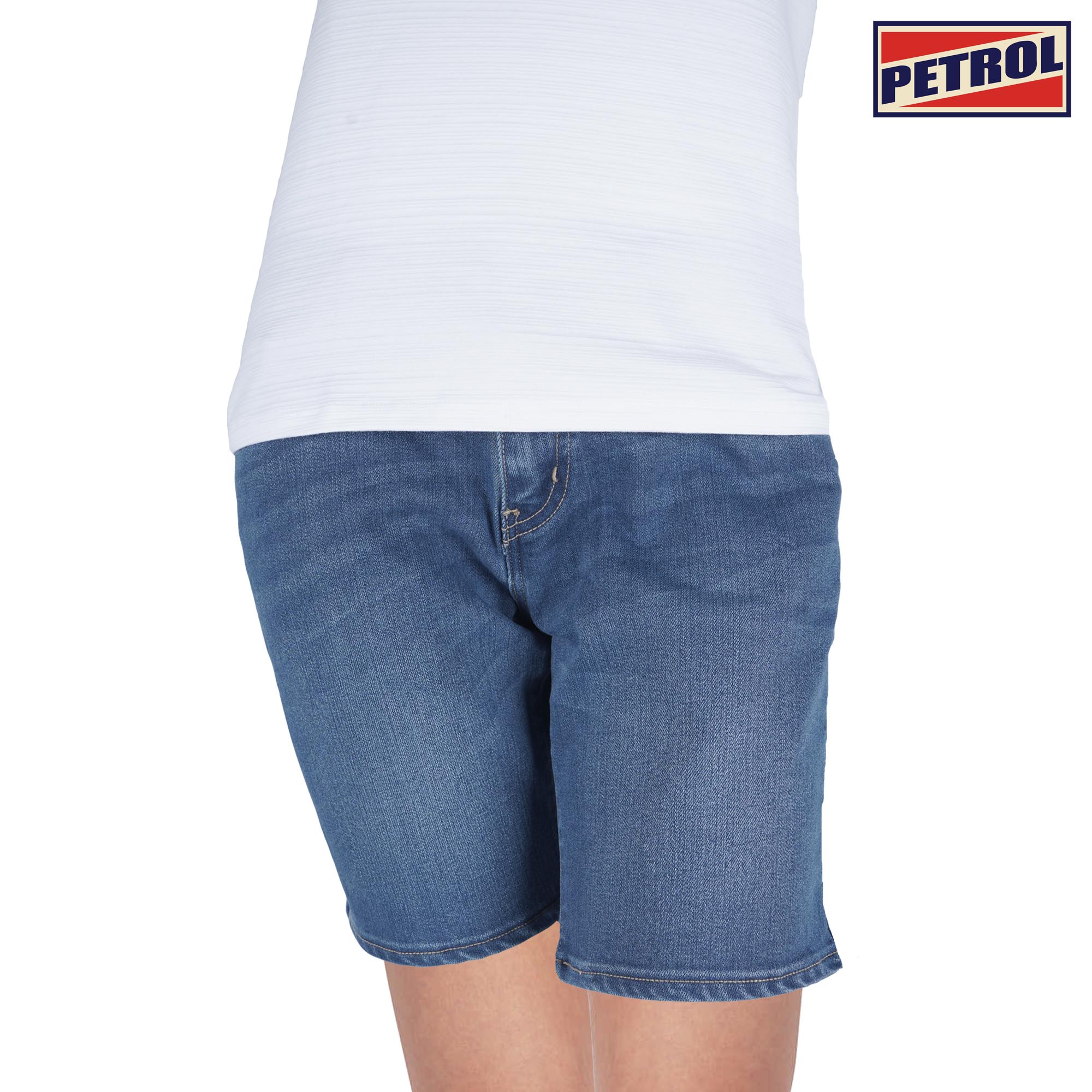 low rise bermuda shorts