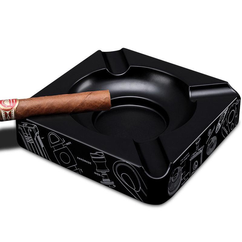 CIGARLOONG eggplant cigar ashtray largecapacity creative fourslot