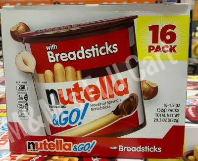 Nutella & Go with Breadsticks 16pack 832g