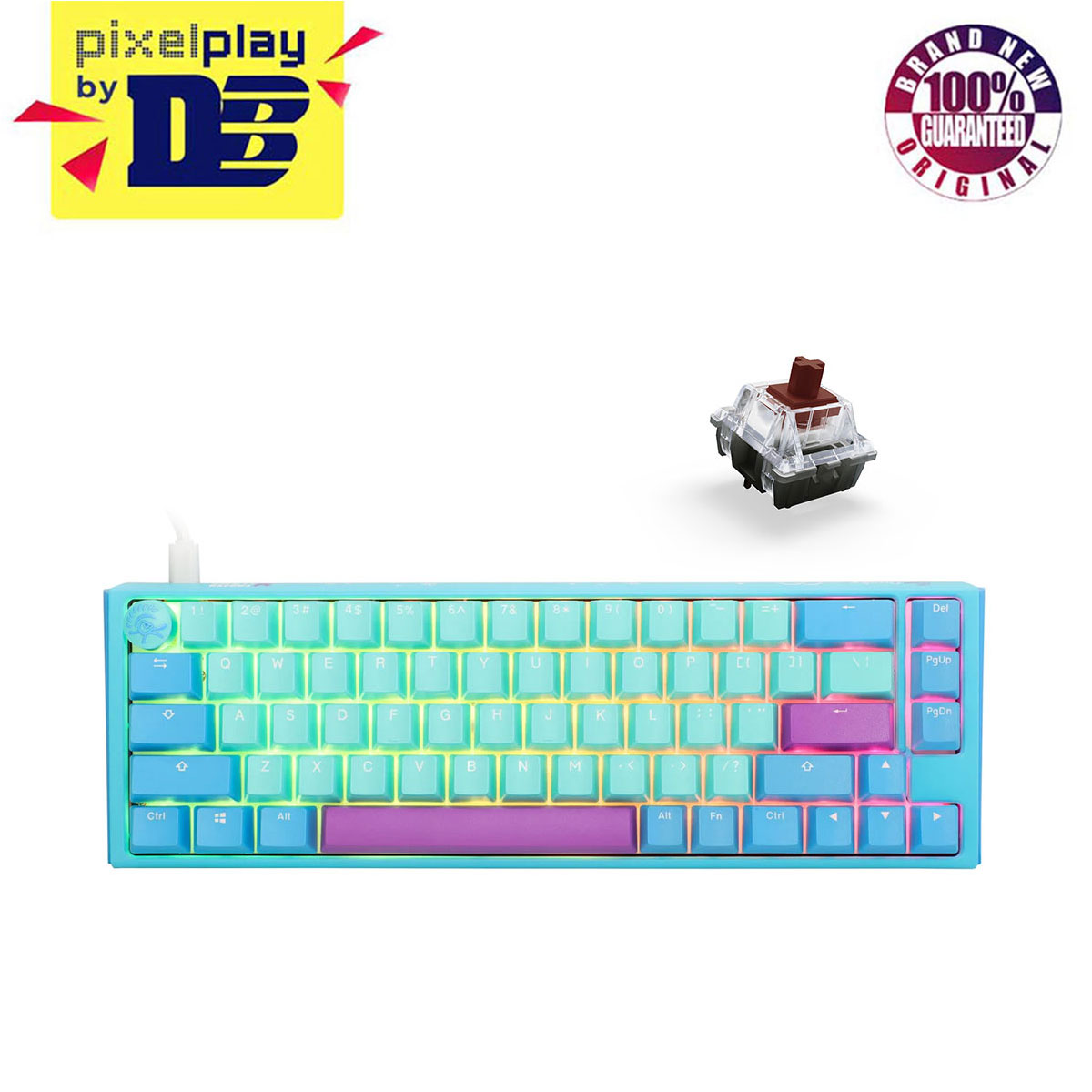 Ducky One 3 SF Frozen Llama Hotswap RGB Double-Shot PBT Mechanical