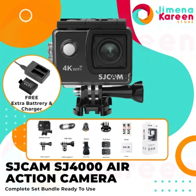 SJCAM SJ4000 AIR Action Camera Full HD 4K WIFI Sport DV 2.0 Inch Screen Free SJCAM Battery and Dual Charger