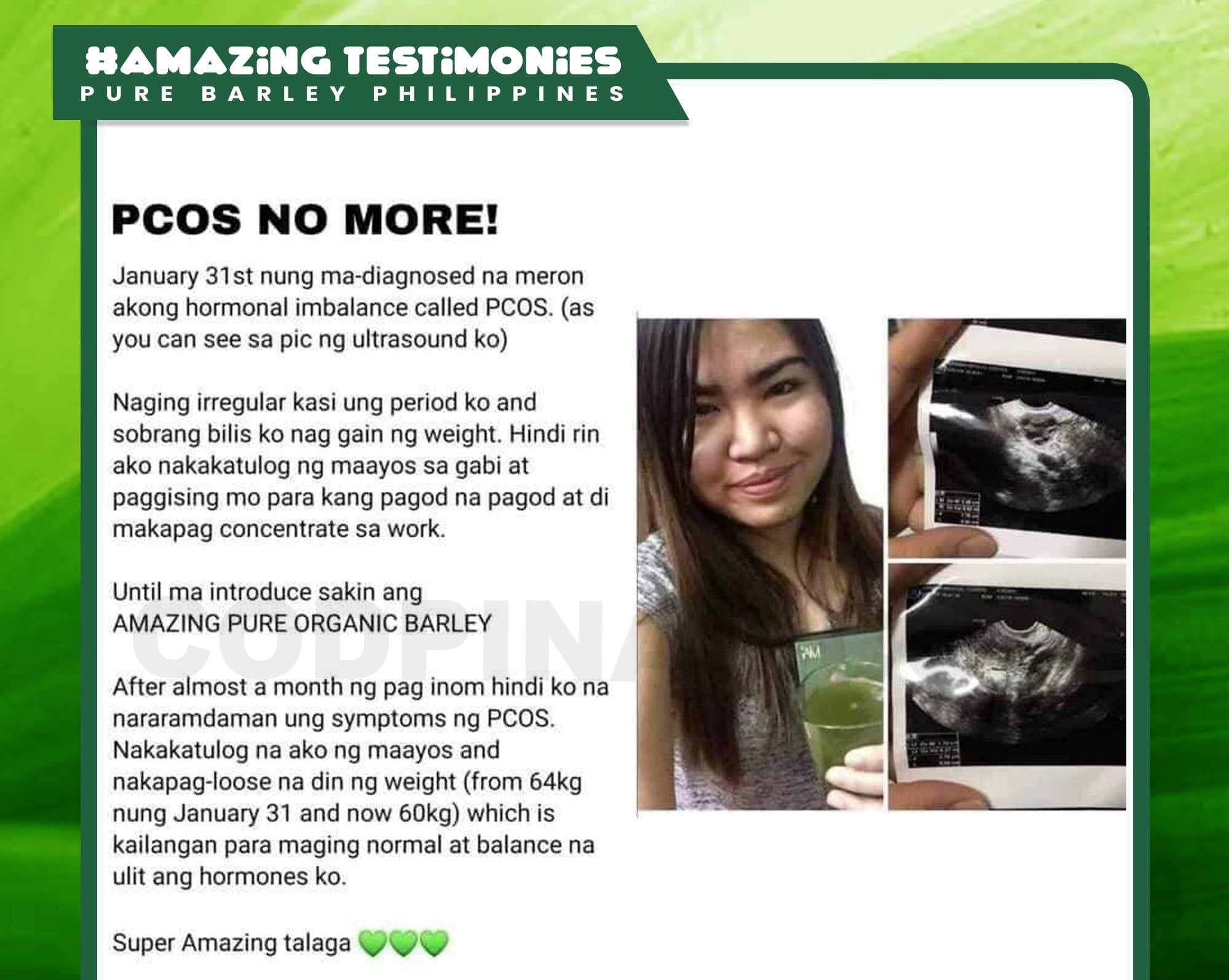 iAM Pure Organic Barley from Australia for Pregnancy Booster PCOS