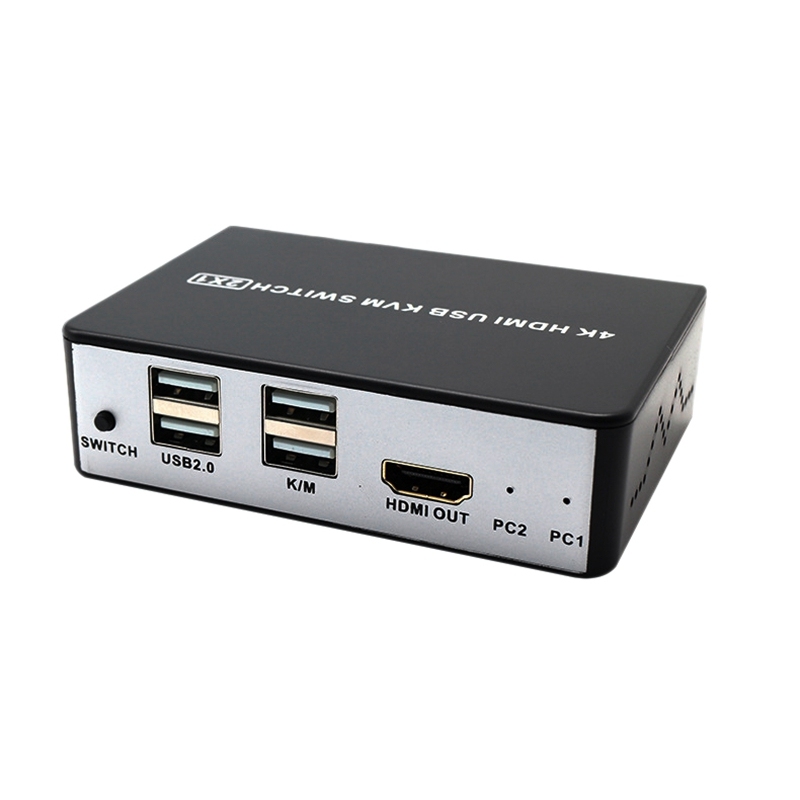 Bảng giá HDMI USB KVM SWITCH Support Hotkey Switching,4K/60Hz KVM Switcher 2 in 1 Out for Sharing Printer Keyboard Mouse Phong Vũ