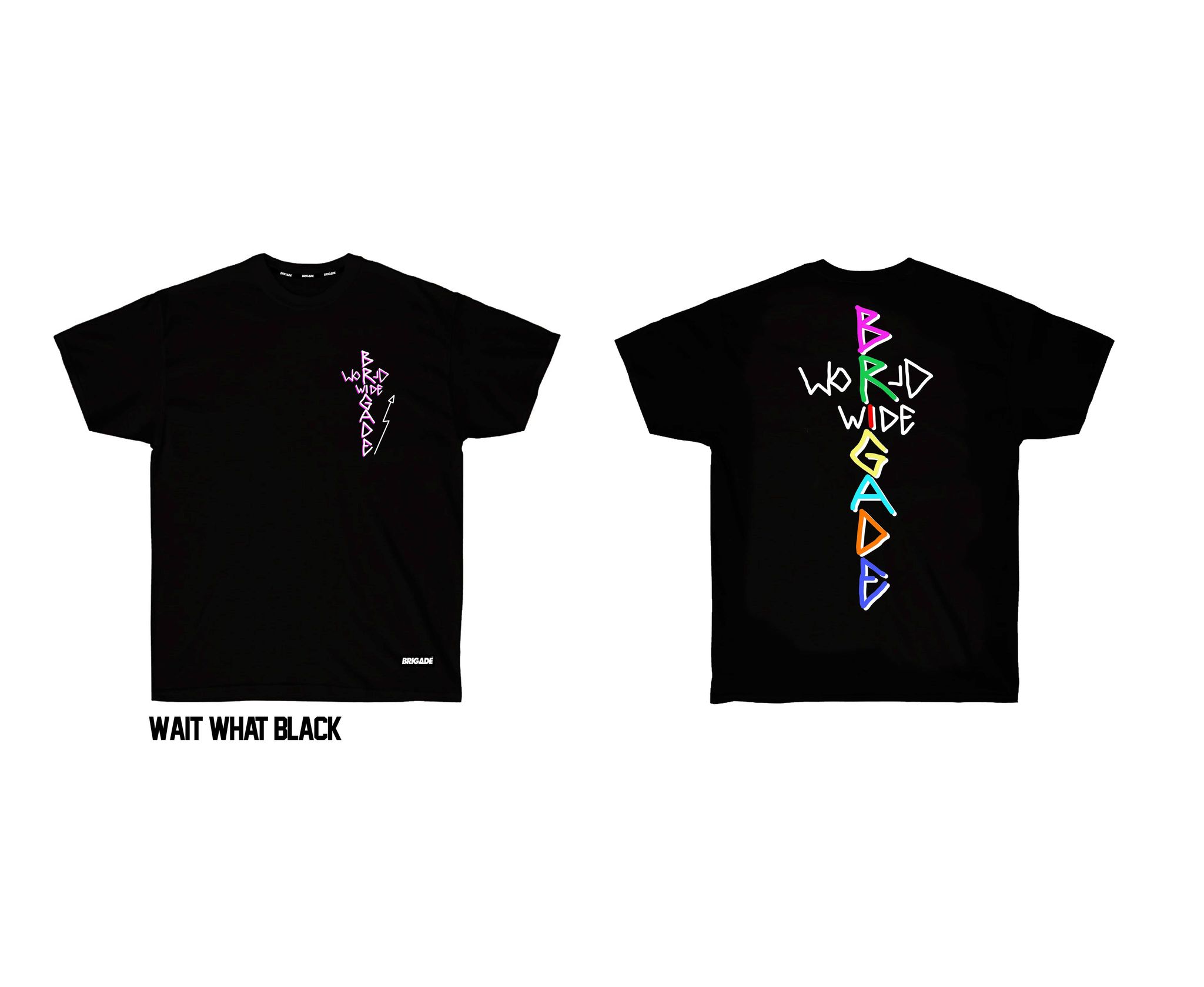 brigade clothing wait what (black) Lazada PH