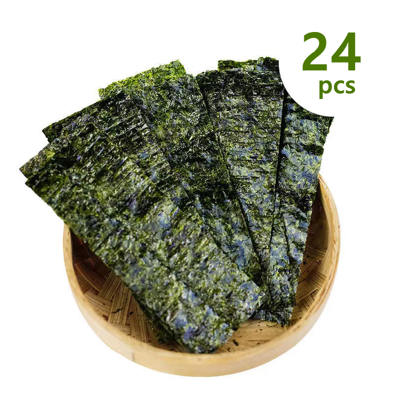 Seaweed Chip Snacks Original Roasted Seaweed 24pcs(that date is the