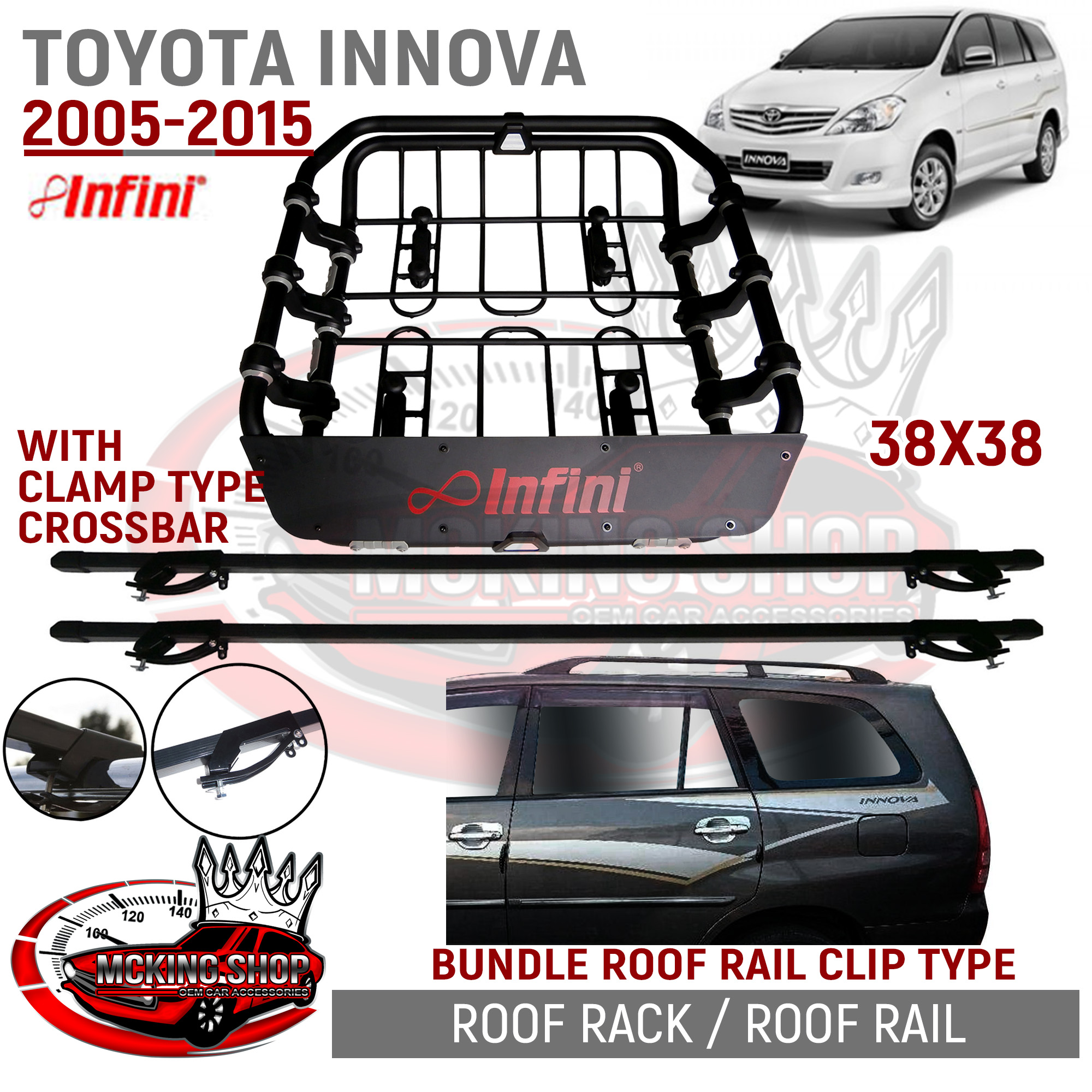 Toyota innova roof discount rack