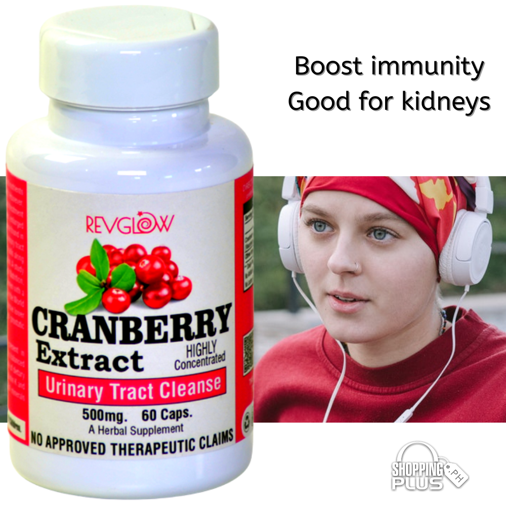 Revglow Cranberry Fruit Extract 500mg Urinary bladder care Supplement