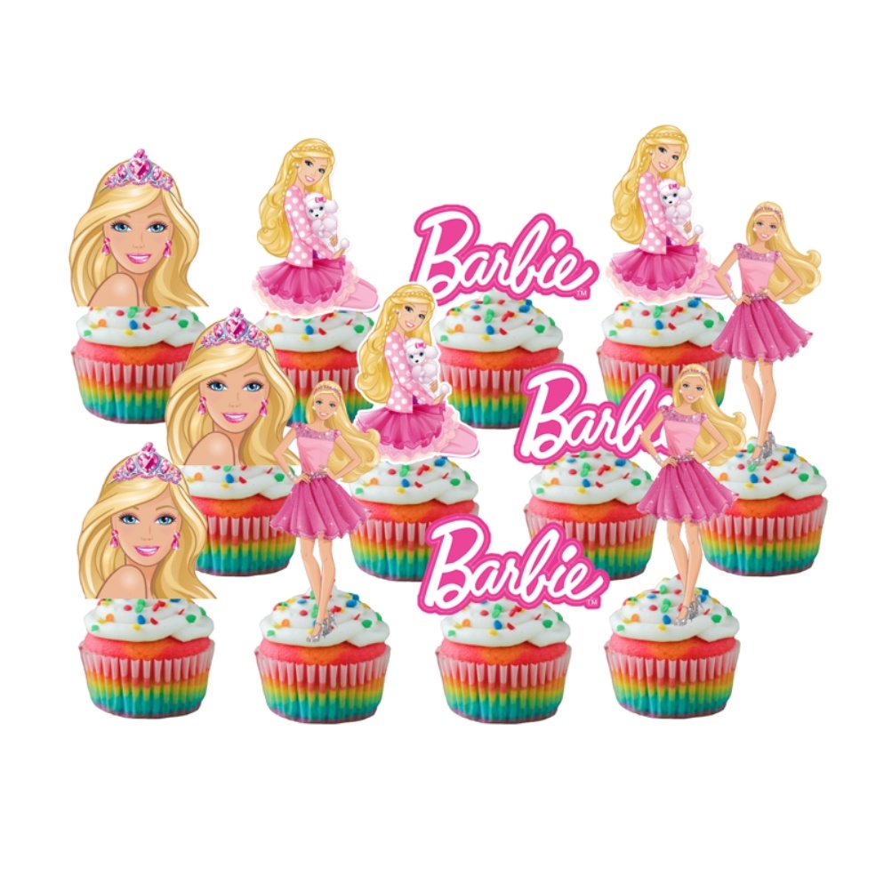 barbie cupcake set