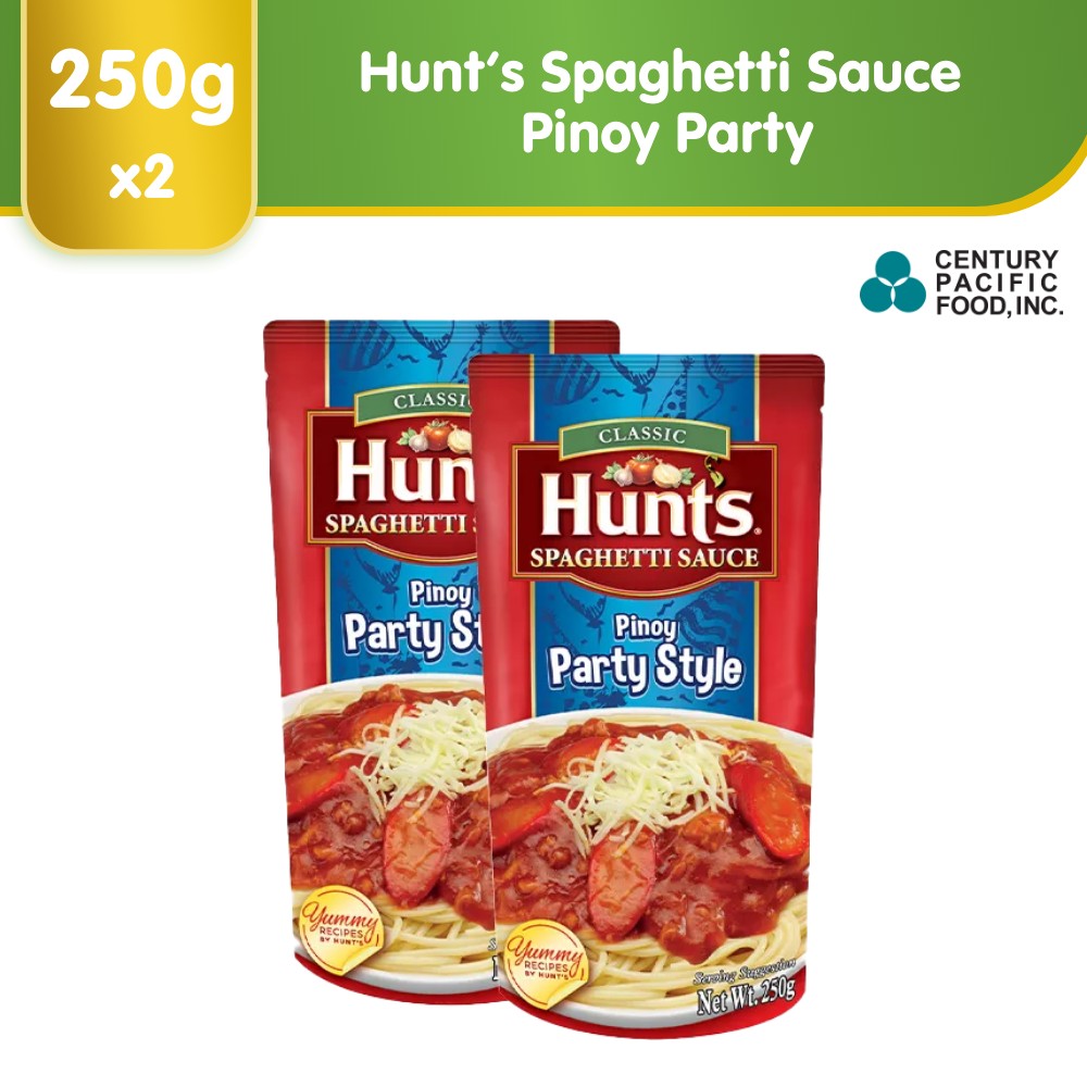 Hunt's Spaghetti Sauce Pinoy Party 250g Pack of 2 Lazada PH