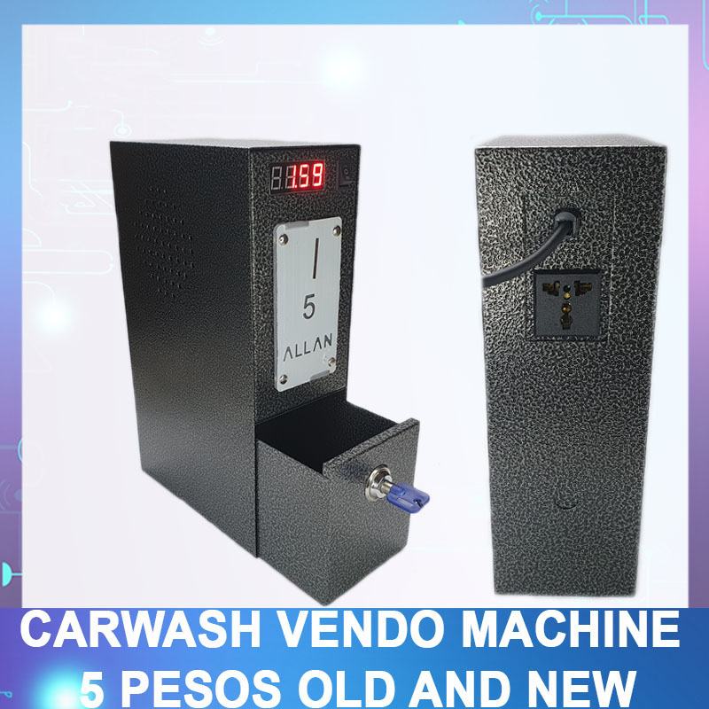 Carwash Vendo Machine 5 Peso Coins Slot Old and New Lazada PH