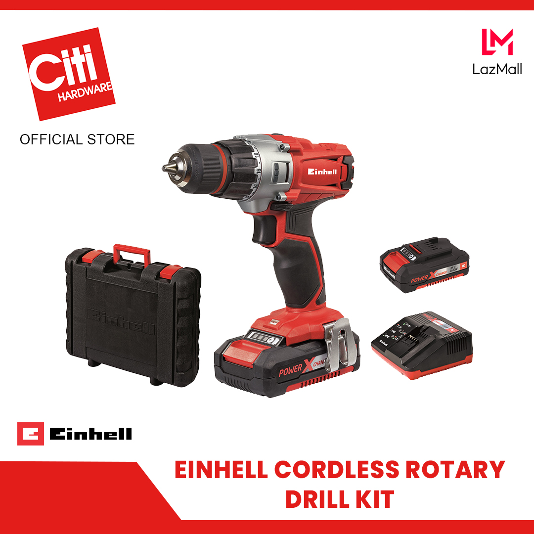 Einhell Cordless Rotary Drill Kit Lazada PH