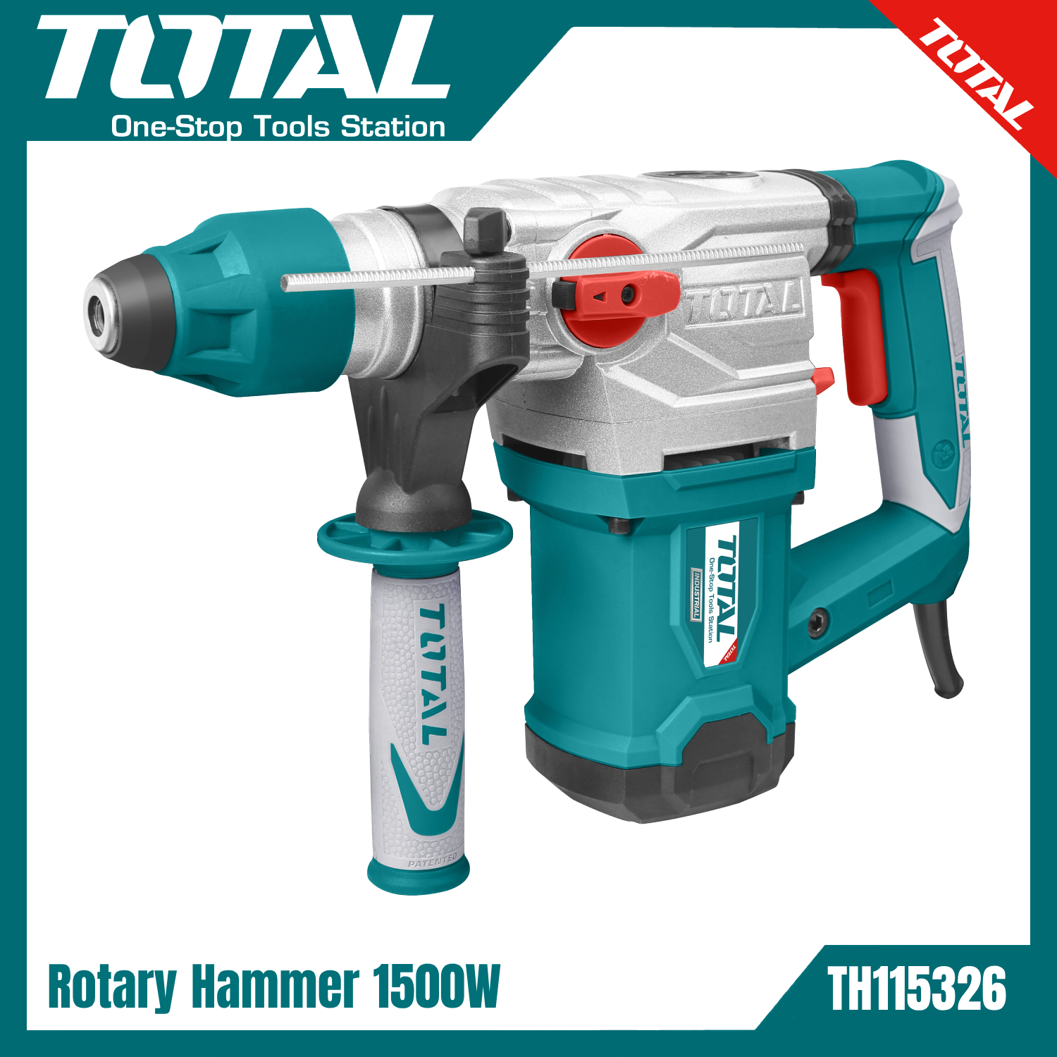 TOTAL TH115326 Electric Rotary Hammer 