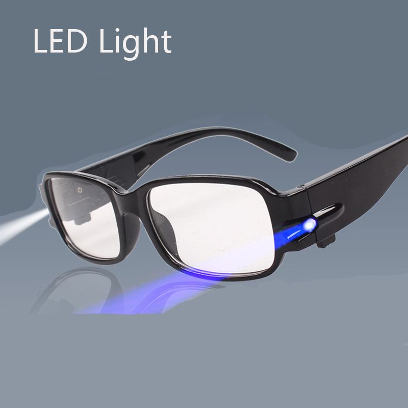 OYKI LED Light Reading Glasses Clear +1.00 +1.50 +2.00 +2.50 +3.00 +3.