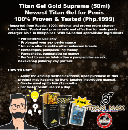 How to use Titan Gel Gold/ Supreme